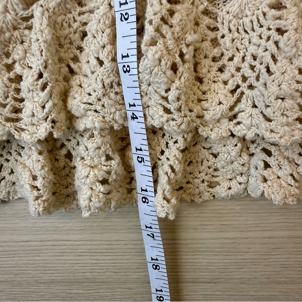 Rails Cream Crochet Ruffle Tank Top - Picture 7 of 9